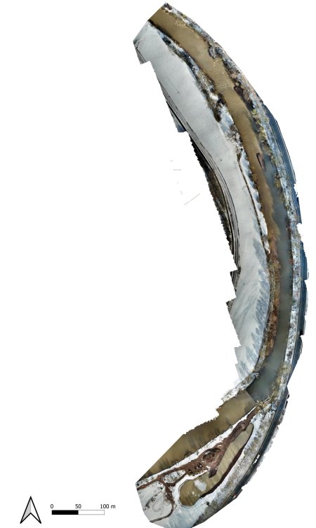 Zwischenstand der Bauarbeiten am Altarm